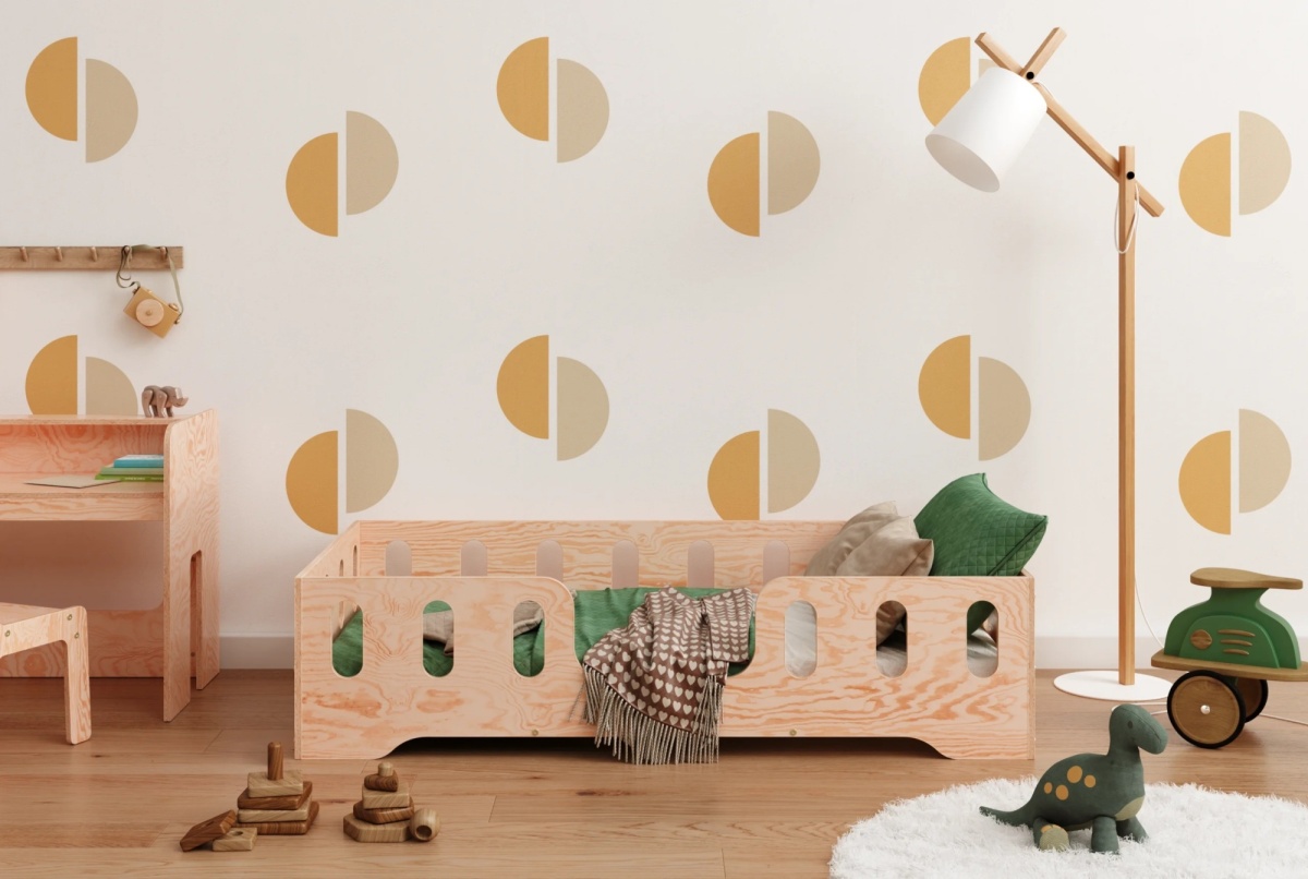 Bodenbett mit Rausfallschutz 90x200 - Die sichere und komfortable Schlaflösung für Kinder