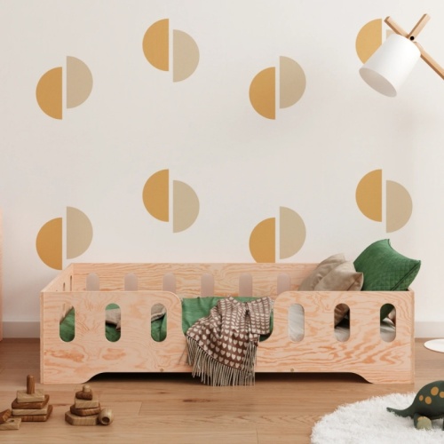 Bodenbett mit Rausfallschutz 90x200 - Die sichere und komfortable Schlaflösung für Kinder