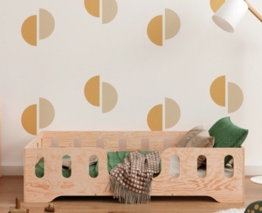 Bodenbett mit Rausfallschutz 90x200 - Die sichere und komfortable Schlaflösung für Kinder